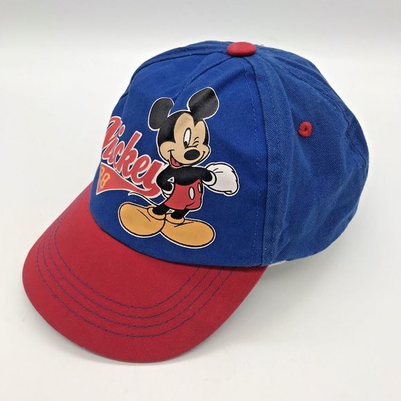 Disney Mickey Mouse Clubhouse Baseball Cap Toddlers OSFM Blue & Red MVP 28 Hat - Picture 4 of 10